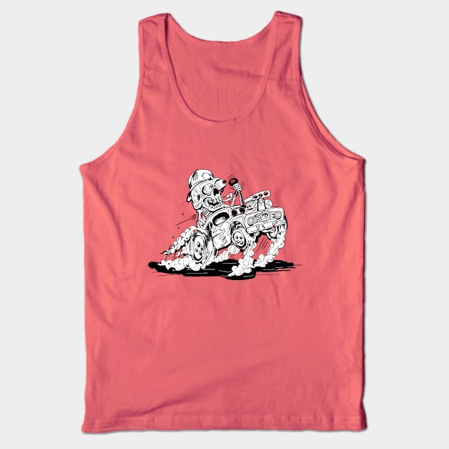 Coffin Dodger Hot Rod Ride Tank Top by silentrob668